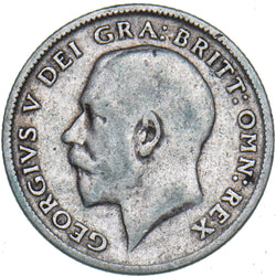 1917 Sixpence - George V British Silver Coin