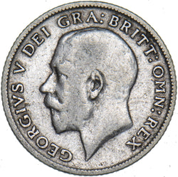 1917 Sixpence - George V British Silver Coin