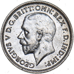 1936 Sixpence - George V British Silver Coin - Very Nice