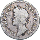 1686 Maundy Fourpence - James II British Silver Coin