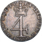 1800 Maundy Fourpence - George III British Silver Coin - Very Nice