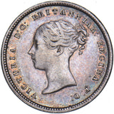 1850 Maundy Fourpence - Victoria British Silver Coin - Very Nice