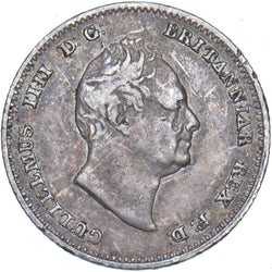 1836 Groat (Fourpence) - William IV British Silver Coin - Nice