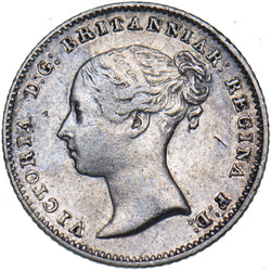 1838 Groat (Fourpence) - Victoria British Silver Coin - Nice