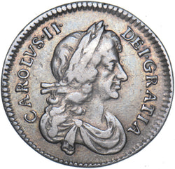 1673 Threepence - Charles II British Silver Coin - Nice