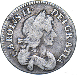 1675 Threepence - Charles II British Silver Coin