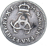 1675 Threepence - Charles II British Silver Coin