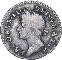 1687 Threepence - James II British Silver Coin