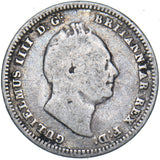 1834 Threepence - William IV British Silver Coin