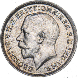 1917 Threepence - George V British Silver Coin - Superb