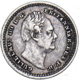 1834 Threehalfpence - William IV British Silver Coin - Nice