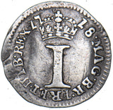 1718 Maundy Penny - George I British Silver Coin