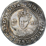 1551-3 Shilling (mm. tun) - Edward VI British Silver Hammered Coin - Nice