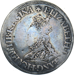 1561-71 Milled Shilling (31 mm) - Elizabeth I British Silver Coin - Nice