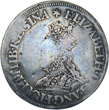 1561-71 Milled Shilling (31 mm) - Elizabeth I British Silver Coin - Nice