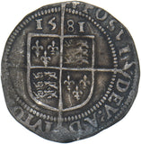 1581 Sixpence - Elizabeth I British Hammered Silver Coin