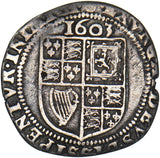 1603 Sixpence - James I British Silver Hammered Coin