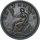 1806 Penny - George III British Copper Coin - Nice