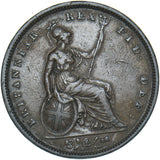 1834 Penny - William IV British Copper Coin - Nice