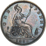 1888 Penny - Victoria British Bronze Coin - Very Nice