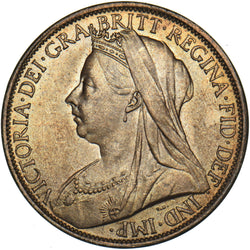 1901 Penny - Victoria British Bronze Coin - Superb