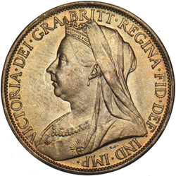 1901 Penny - Victoria British Bronze Coin - Superb