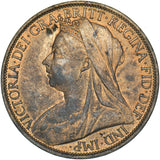 1901 Penny - Victoria British Bronze Coin - Very Nice