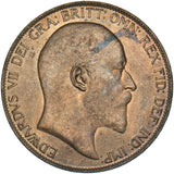 1905 Penny - Edward VII British Bronze Coin - Superb