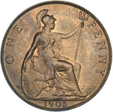 1905 Penny - Edward VII British Bronze Coin - Superb