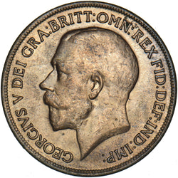 1914 Penny - George V British Bronze Coin - Superb