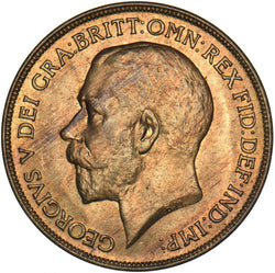 1920 Penny - George V British Bronze Coin - Superb