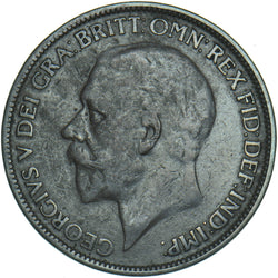 1926 Penny (Modified Effigy) - George V British Bronze Coin