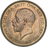 1928 Penny - George V British Bronze Coin - Superb