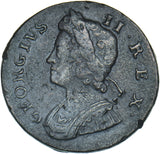 1739 Halfpenny - George II British Copper Coin