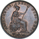 1853 Halfpenny - Victoria British Copper Coin - Superb