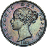 1853 Halfpenny - Victoria British Copper Coin - Nice