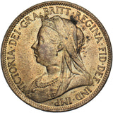 1901 Halfpenny - Victoria British Bronze Coin - Superb