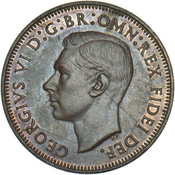 1951 Proof Halfpenny - George VI British Bronze Coin - Very Nice