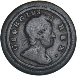 1721 Farthing - George I British Copper Coin