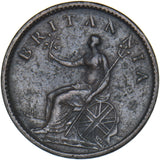 1807 Farthing - George III British Copper Coin - Nice