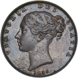 1839 Farthing - Victoria British Copper Coin - Very Nice
