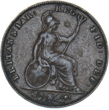 1842 Farthing - Victoria British Copper Coin - Nice