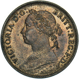 1882 Farthing - Victoria British Bronze Coin - Very Nice