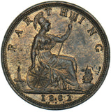 1882 Farthing - Victoria British Bronze Coin - Very Nice