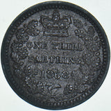 1868 Third Farthing - Victoria British Bronze Coin - Very Nice