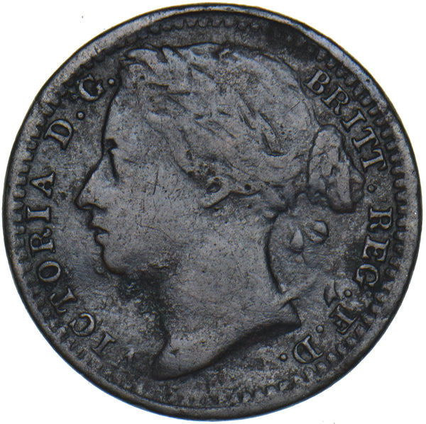 1881 Third Farthing - Victoria British Bronze Coin