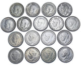 1920 - 1936 Better Grade British Silver Sixpences Lot (17 Coins) - Date Run