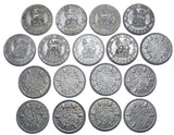 1920 - 1936 Better Grade British Silver Sixpences Lot (17 Coins) - Date Run