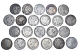 1860 - 1887 Threepences Lot (22 Coins) - Victoria British Silver Coins