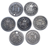 1834 - 1843 Threehalfpences Lot (7 Coins) - British Silver Coins